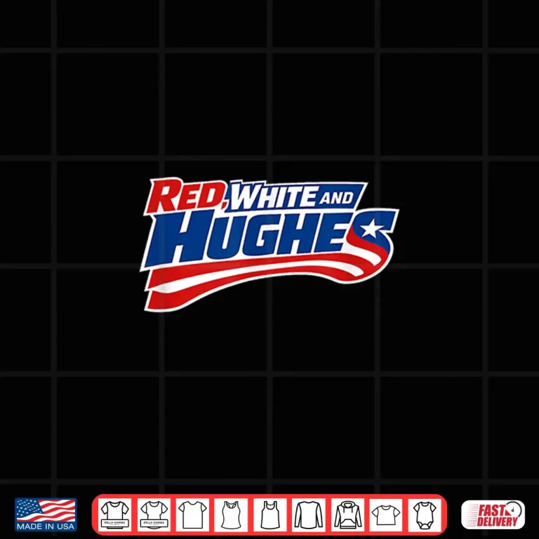 Design Red White And Hughes Victory Performance Graphic Shirt