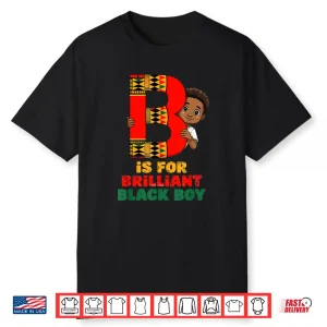 Brilliant Melanin Youth Black History Month Empowerment Shirt