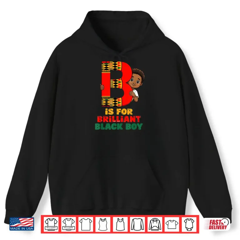Brilliant Melanin Youth Black History Month Empowerment Shirt 1 Hoodie Brilliant Melanin Youth Black History Month Empowerment Shirt
