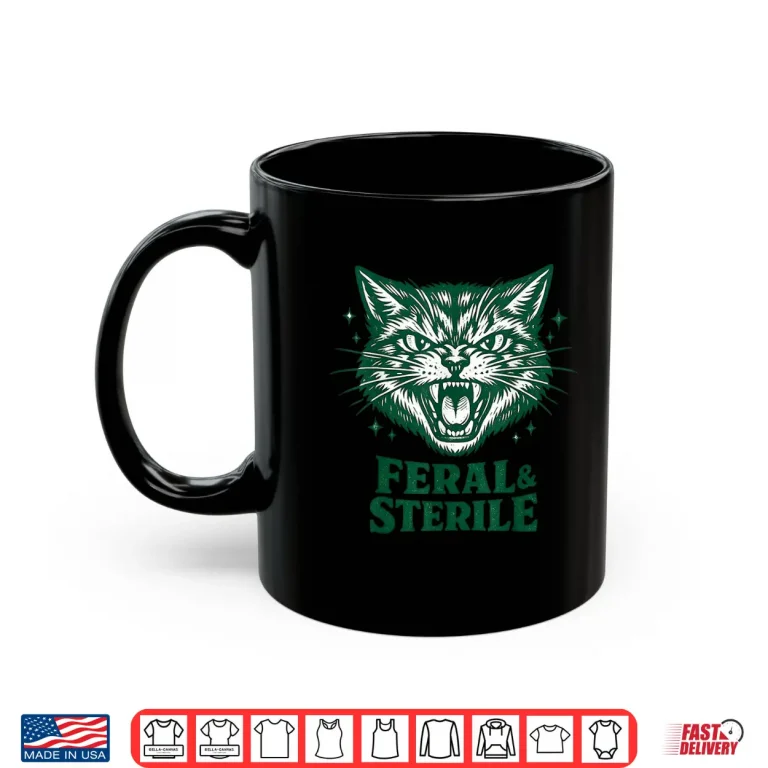 Mug Feral And Sterile Retro Cat Advocacy Lifestyle Shirt