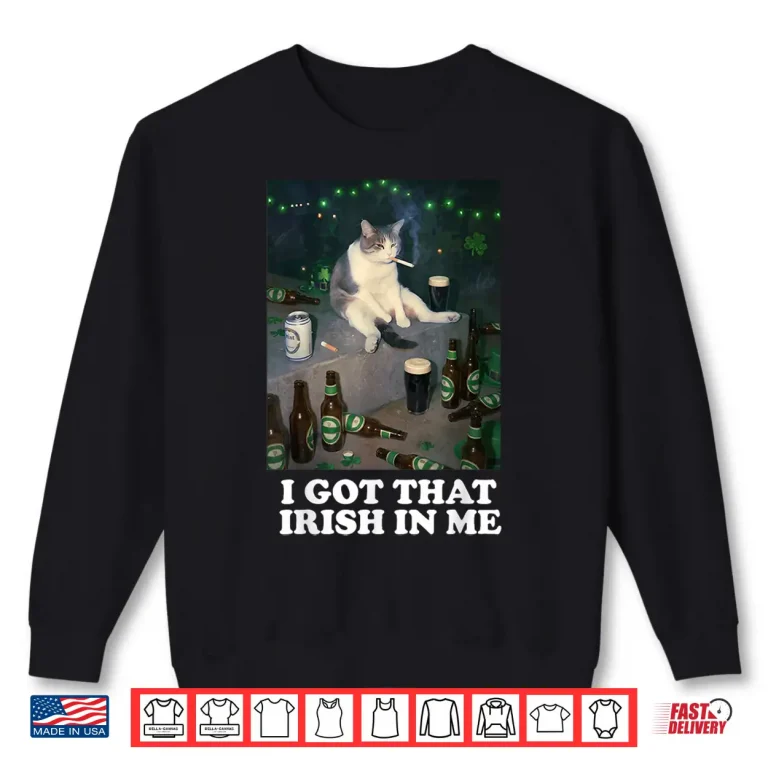 Irish In Me Cat Festive Parade Celebration Shirt 2 Sweatshirt Irish In Me Cat Festive Parade Celebration Shirt
