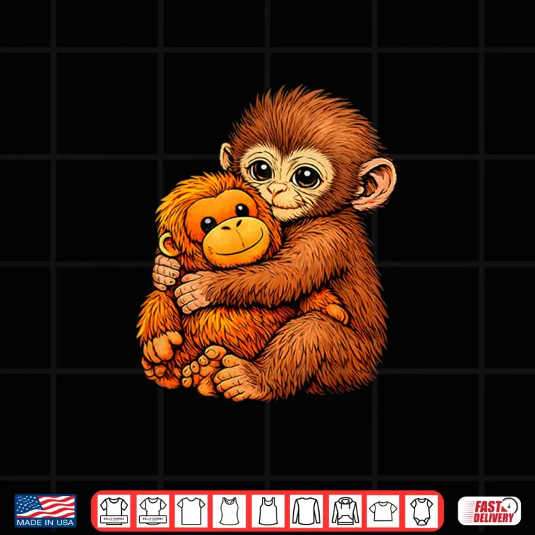 Design Monkey Named Punch Whimsical Animal Character Shirt