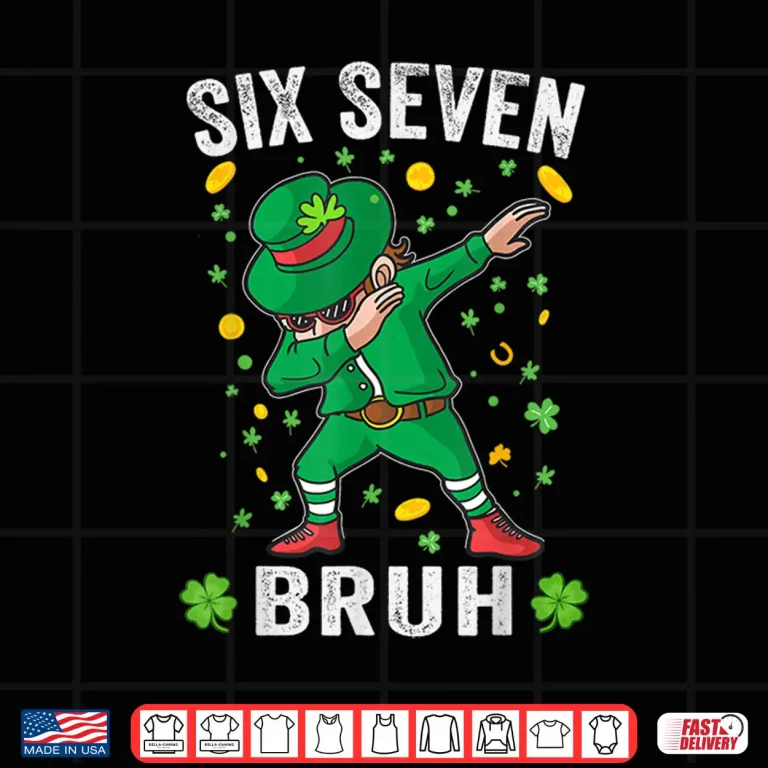 Design Bruh 67 Meme St Patricks Day Festive Number Shirt