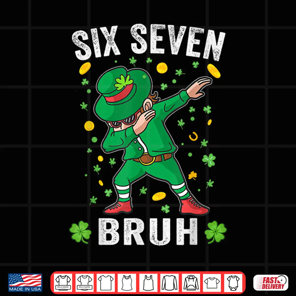 Bruh 67 Meme St Patricks Day Festive Number Shirt Bruh 67 Meme St Patricks Day Festive Number Shirt