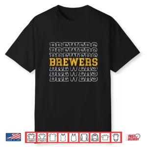 Brewers Vintage Performance Professional Heritage Graphic Shirt