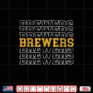 Design Brewers Vintage Performance Professional Heritage Graphic Shirt