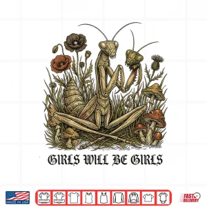 Entomology Cottagecore Praying Mantis Nature Illustration Shirt 4 Design Entomology Cottagecore Praying Mantis Nature Illustration Shirt