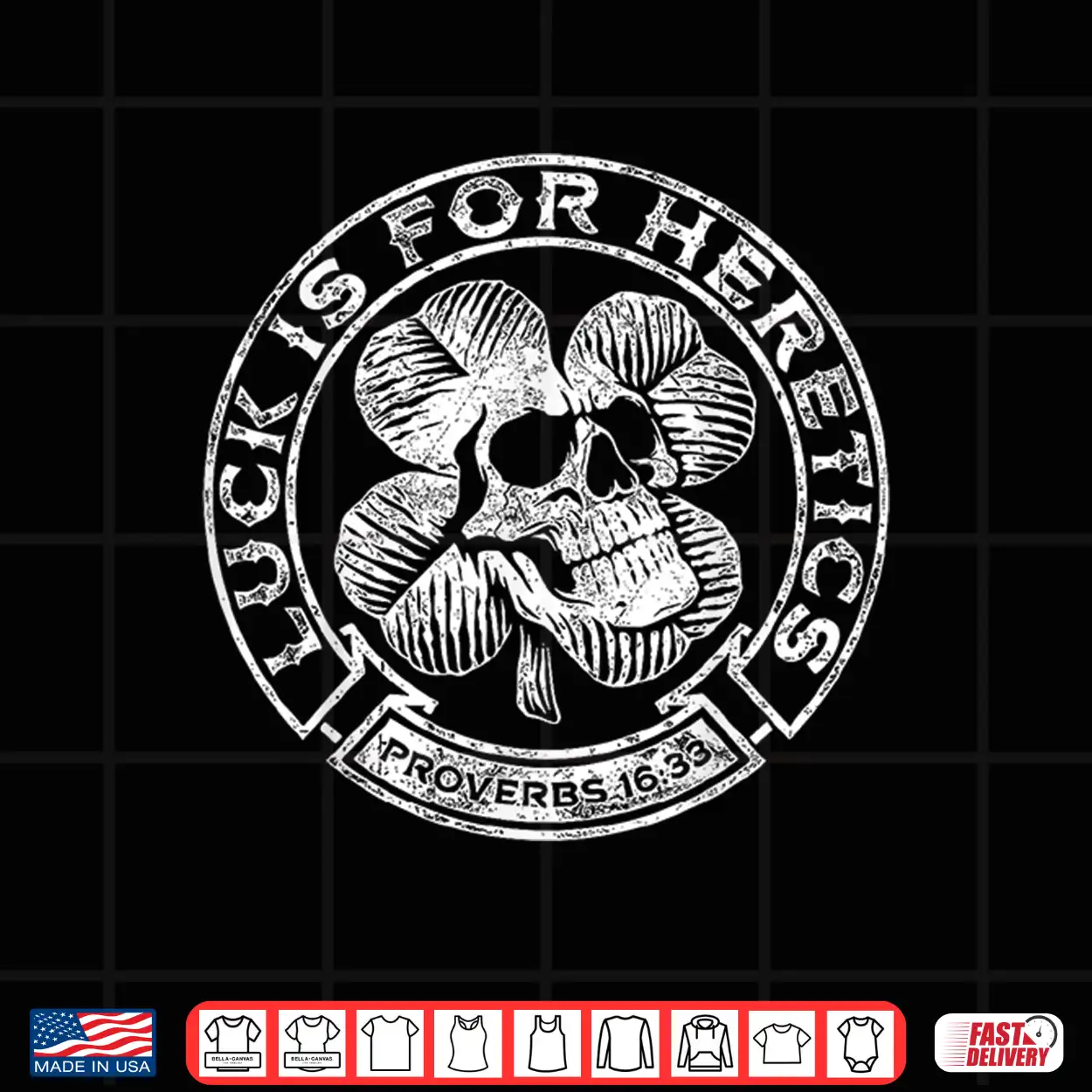 Proverbs Sixteen Thirty Three Biblical Skull Faith Wisdom Shirt Proverbs Sixteen Thirty Three Biblical Skull Faith Wisdom Shirt