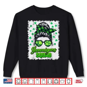 Sweatshirt Shenanigans Squad Festive Irish Celebration Group Graphic Shirt