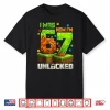 Birthday Level Unlocked Pixel Gamer Achievement Shirt