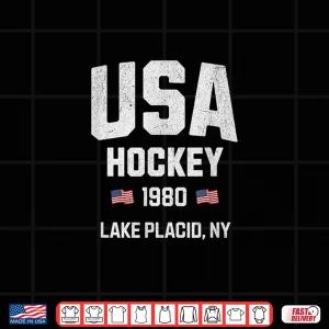 Design Classic USA Hockey Nineteen Eighty Vintage Victory Shirt