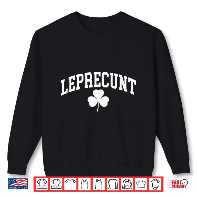 Sweatshirt Edgy Irish Shamrock Celebration Festive Graphic Shirt