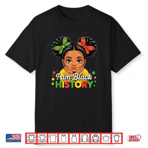 Empowered Black History Youth Heritage Pride Graphic Shirt