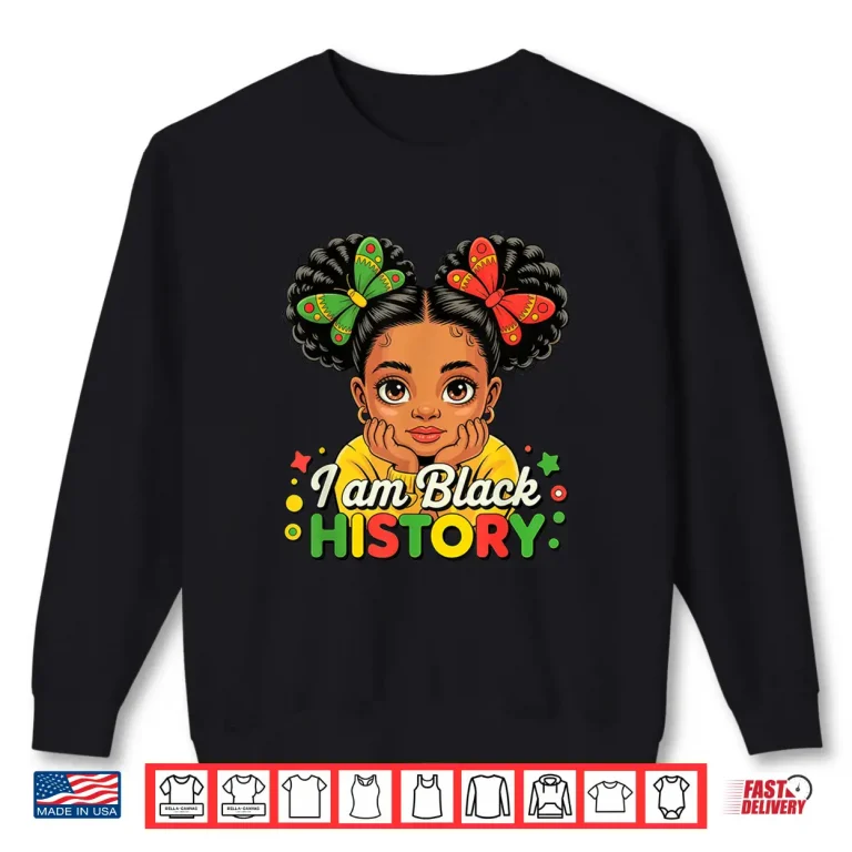 Sweatshirt Empowered Black History Youth Heritage Pride Graphic Shirt