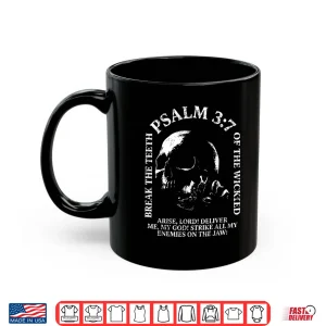 Mug Psalm Three Seven Vintage Skull Biblical Verse Shirt