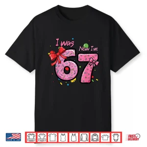 Seventh Birthday Bow Six To Seven Years Celebration Shirt