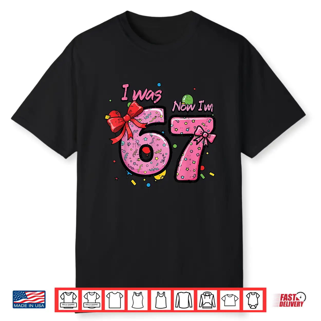Seventh Birthday Bow Six To Seven Years Celebration Shirt Seventh Birthday Bow Six To Seven Years Celebration Shirt