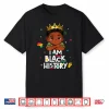 I Am Black History Afro Excellence Youth Heritage Shirt