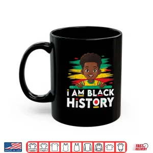 Mug I Am Black History Heritage Achievement Youth Graphic Shirt