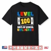 One Hundred Days Of School Level Unlocked Educational Shirt