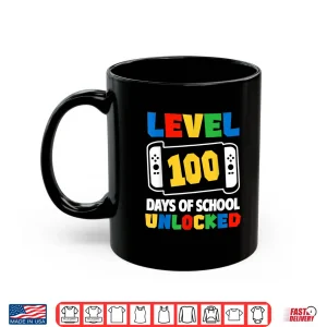 Mug One Hundred Days Of School Level Unlocked Educational Shirt
