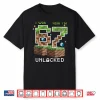 Seventh Birthday Level Unlocked Six To Seven Gamer Shirt