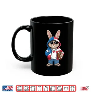 Mug Puerto Rico Flag Rabbit Caribbean Heritage Bunny Shirt