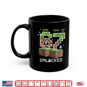 Mug Seventh Birthday Level Unlocked Six To Seven Gamer Shirt