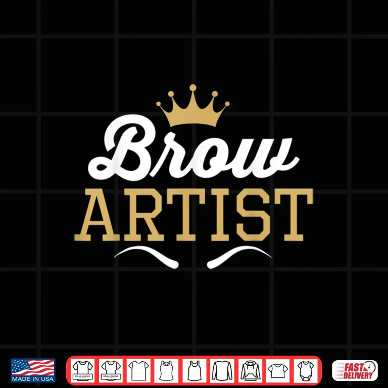 Design Brow Artist Eyebrow Microblading Professional Crown Shirt