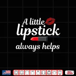 Lipstick Art Makeup Artist Beautician Kiss Graphic Shirt