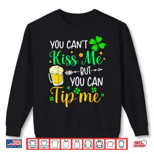 St Patrick’S Day Lucky Shamrock Waitress Bartender Shirt