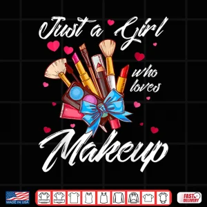 Design Loves Makeup Makeup Artist Beauty Professional Gift Shirt