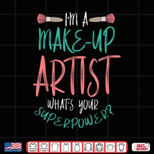 Design Makeup Artist Cosmetics Professional Minimalist Design Shirt