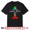 Makeup Artist Elf Festive Holiday Christmas Graphic Shirt