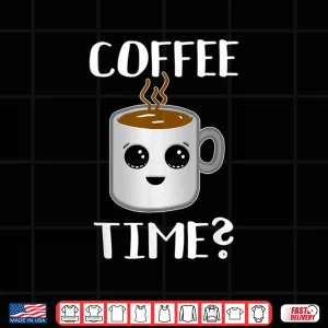 Cute Coffee Time Joke Great Brew Enthusiast   Cafe Barista Shirt