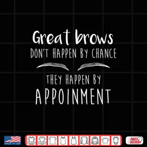 Design Makeup Artist Eyebrows Lashes Microblading Professional Shirt