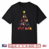 Makeup Christmas Tree Graphic Cosmetics Artist Shirt