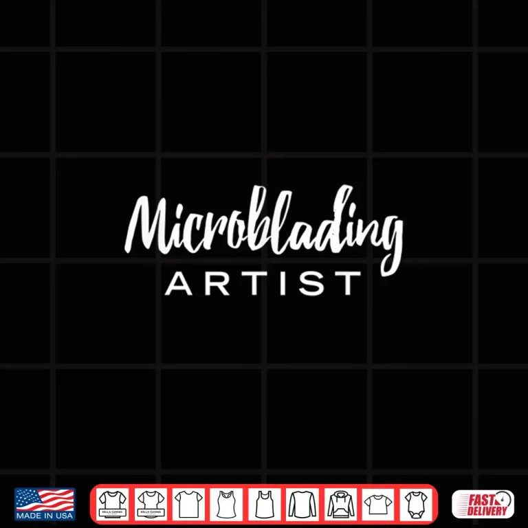 Design Microblading Brow Artist Eyebrow Makeup Esthetician Shirt
