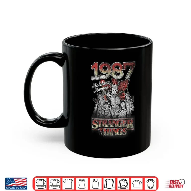 Mug Hawkins Nineteen Eighty Seven Retro Science Fiction Graphic Shirt
