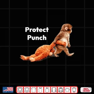 Design Protect Baby Monkey Named Punch Viral Character Advocacy Shirt