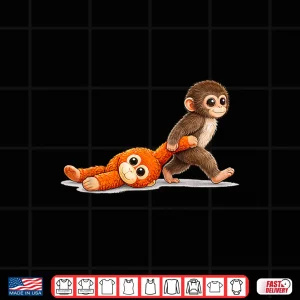 Design Retro Cute Monkey Ultimately I Have To Be Brave Shirt