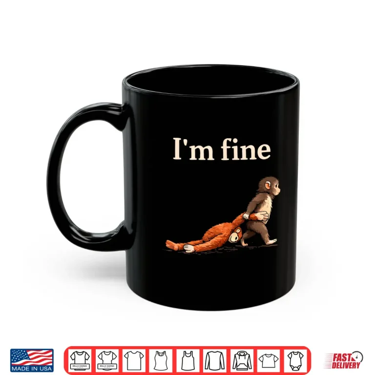 Mug Sad Monkey Named Punch With Orange Toy Meme Shirt