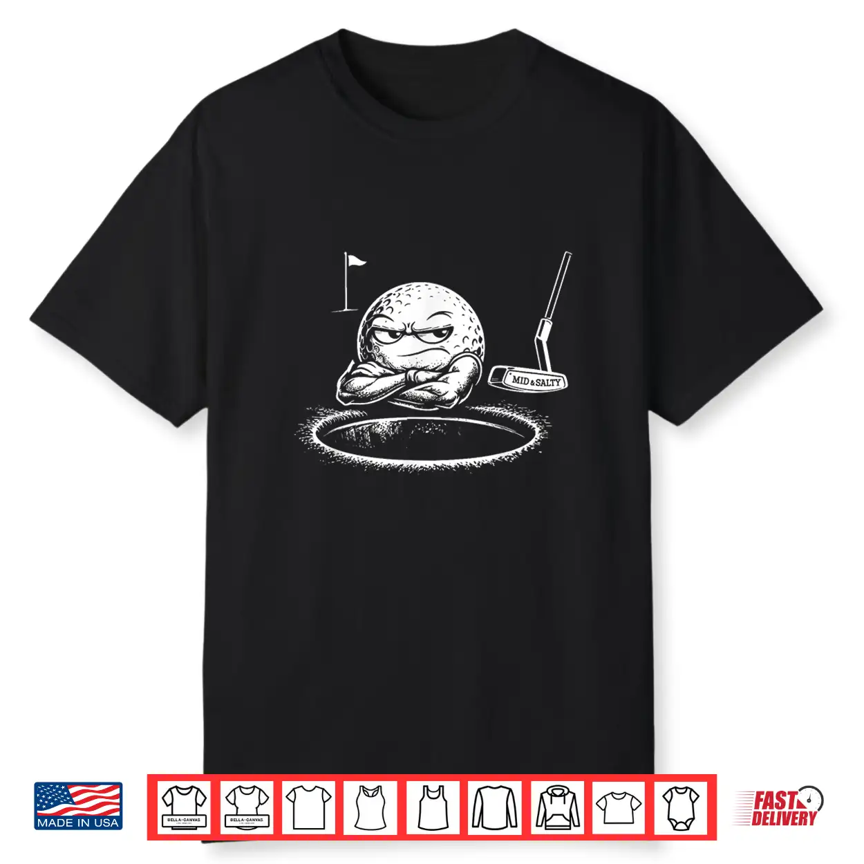 Salty Golf Ball Putter Sports Performance Humor Shirt Salty Golf Ball Putter Sports Performance Humor Shirt