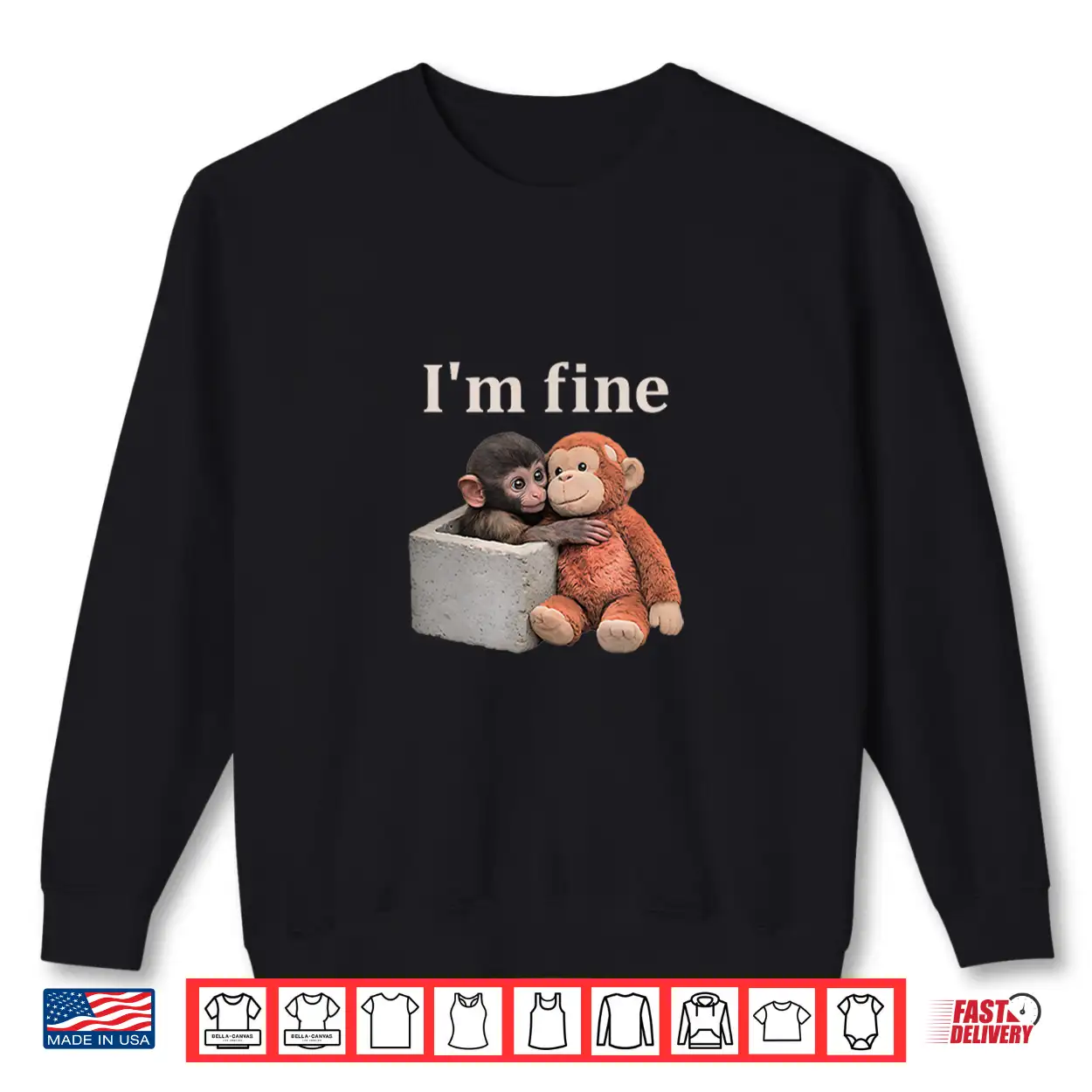 Sad Monkey Named Punch Character Emotional Expression Shirt Sad Monkey Named Punch Character Emotional Expression Shirt