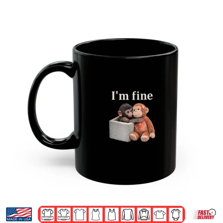 Mug Sad Monkey Named Punch Character Emotional Expression Shirt