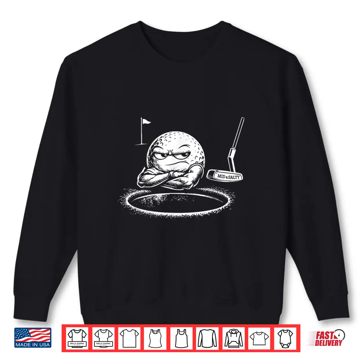 Salty Golf Ball Putter Sports Performance Humor Shirt Salty Golf Ball Putter Sports Performance Humor Shirt