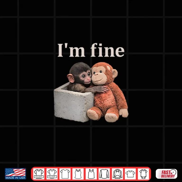 Design Sad Monkey Named Punch Character Emotional Expression Shirt