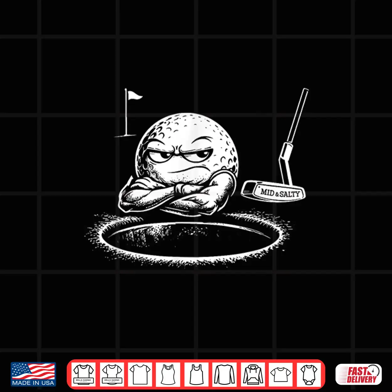 Salty Golf Ball Putter Sports Performance Humor Shirt Salty Golf Ball Putter Sports Performance Humor Shirt