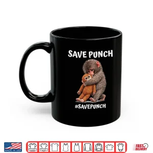 Mug Save Punch Trendy Japanese Macaque Monkey Advocacy Shirt