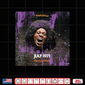 Design Official Funkadelic Maggot Brain Musical Performance Album Art Shirt